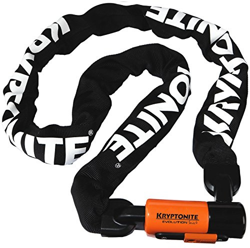 Kryptonite Evolution 1016 Integrated Chain - 10mm X 160cm (Sold Secure Gold)