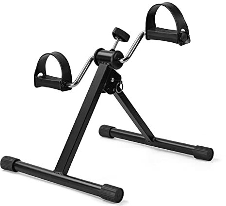 HXFENA Klapp-Pedaltrainer, Mini-Heimtrainer Mit Digitalem Bildschirm, Fitness-Reha-Geräte Im Sitzen Für Senioren, ältere Menschen