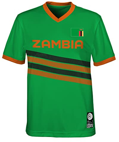 FIFA Unisex Official 2023 Women's Football World Cup Adult Team Shirt, Zambia T-Shirt (Pack of 1)