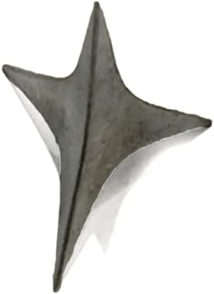 20 chiodi professionali per pneumatici triangolari, antifurto/parcheggio ininterrotto, chiodi triangolari, chiodi per freni di emergenza, 2,5 cm/3,5 cm/4,5 cm (2 cm)