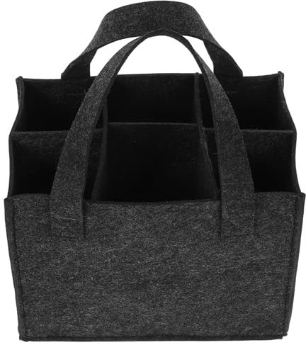 HEMOTON Filztasche Für Weinflaschen Wiederverwendbare Tragtasche Für Flaschen Tragbar Für Partys Und Veranstaltungen Langlebig Und Stilvoll