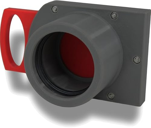 GENERIC DN 50mm Luft-Absperrschieber mit Muffe | Blastgate | PETG | Werkstattabsaugung | Absauganlage | Luftregulierung | Späneabsaugung | Abluft - Sperrschieber | Staubsammler | Luftreiniger
