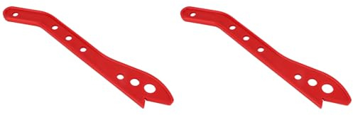 Set di 2 blocchi di spinta e bastone scorrevole per la lavorazione del legno, rosso di sicurezza, ideale per lavoratori del legno su seghe circolari tavolo, tavoli per fresatura e seghe a