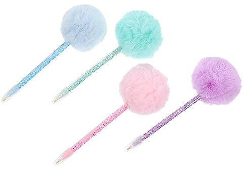 FRCOLOR 4 Pz Penna Trapano a Sfera Per Kit Per Decorare Le Unghie Penna Sfocata Accessori Penne Carine Penna Soffice Versare Il Pastello Kit Per Unghie Plastica