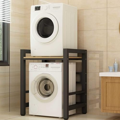 MXDECO Support de Rangement pour Lave-Linge, sèche-Linge sur Pied, Lave-Vaisselle, Balcon