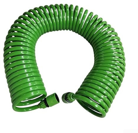 Erweiterbarer Wasserschlauch, 7,5 m, 10 m, 15 m, 20 m, flexibler Gartenschlauch, für Bewässerung von Pflanzen, Rasen, Innenhof, Innen- und Außenbereich, Grün (7,5 m)