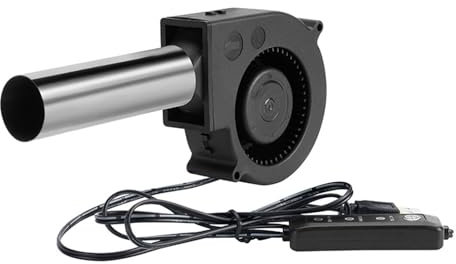 Trufolxiaz USB Operated Blower With Variable Speed Control Suitable For Stove Camping Featuring 3 Adjustable Speeds Design Outdoor Firewood Stove Fan