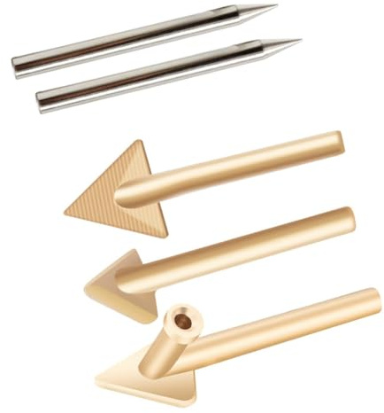 Luobannm Puntas para Soldar Plástico, Puntas para Cautín, para Soldar Plástico, Tanque de Combustible, Parachoques, Salpicadero de Coche, Reparación de Kayak.