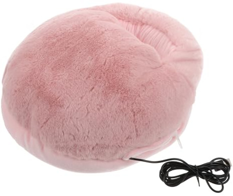 SOIMISS USB Heizschuhe Fußwärmer Aus Atmungsaktivem Material Mit Abnehmbarer Teddyfutter Innensohle Für Winter Zuhause Büro