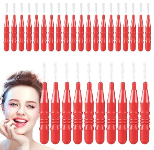 Brosse à fil dentaire – Outil d'hygiène interdentaire, pics à poils doux | Ensemble de -dents compacts, dispositif de nettoyage de soins bucco-dentaires pour adultes, amoureux de la famille, amis,