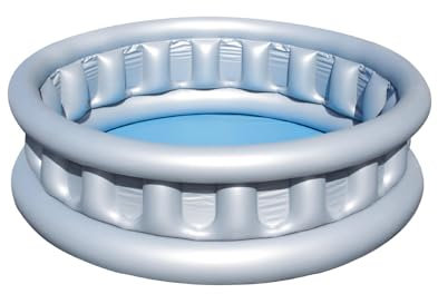 Bestway Spaceship Paddling Pool Kiddie Swimming Pool, Inflatable Above Ground Pool, Outdoor Garden Pool, 1.52m x 43cm