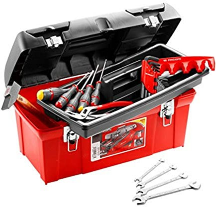 Facom TBX1M.PG Polypropylen-Koffer + 18 Werkzeuge