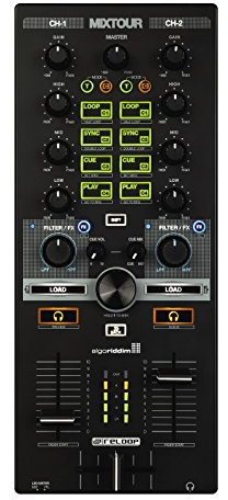 Reloop AMS-MIXTOUR All-In-One Controller-Audio Interface for iOS/Andriod/Mac for DJAY