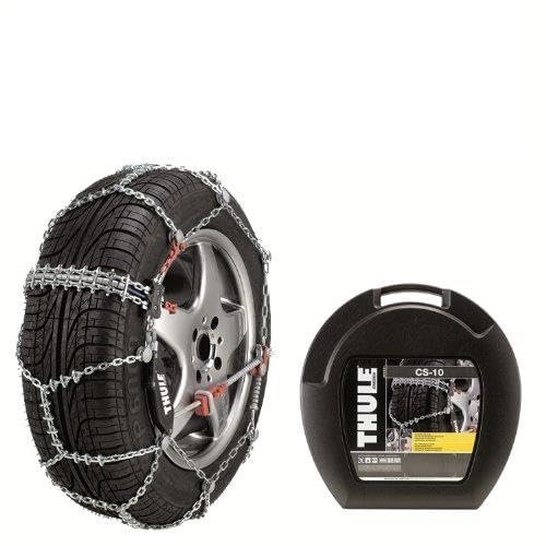 Thule Premium Schneeketten CS-10 - für die Reifengröße 215/45 R18 Kettenglieder 10 mm - mit Icebreaker System