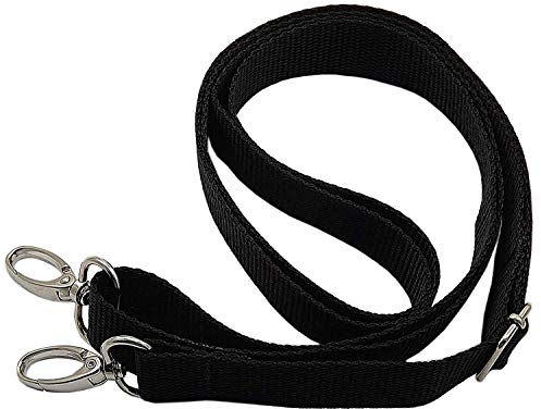 Universal Tragegurt mit 2 Karabinerhaken in Schwarz (Modell 2)