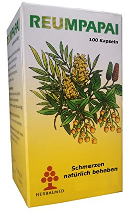 Reumpapai, für Bewegungsapparat, rein pflanzlich, 100 Kapseln, mildern Beschwerden der strapazierten Beine, Gelenke, Knochen, Muskeln, Rücken