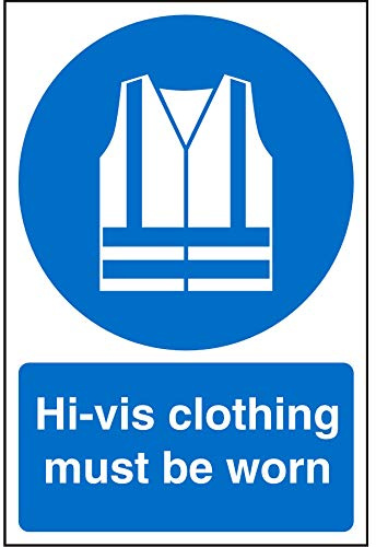 Seco Warnschild Clothing Must Be Worn, 400 x 600 mm, 1 mm, halbstarrer Kunststoff