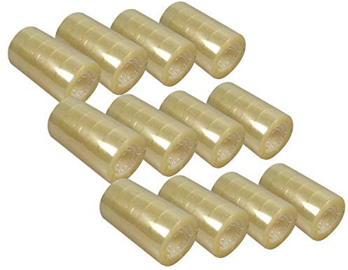 Klebefilm/Klebeband transparent Tischabroller/Klebebandabroller 18mm x 33m, Menge:60