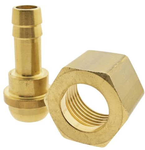 Schlauchtülle mit drehbarer Überwurfmutter G 3/4 - 13 mm, 16 bar Messing