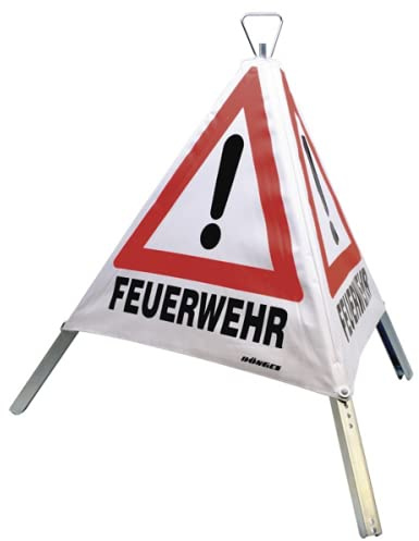 Faltsignal Feuerwehr Unfall 90cm Verkehrsunfall Absicherung Warndreieck