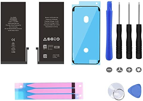 kit Batterie pour iphone 6s Plus (Joint Blanc)