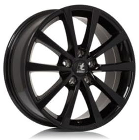 Alufelge 18 zoll ITWHEELS Alice 5x112 7,5J ET45, Farbe Schwarz Glänzend
