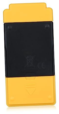 Happyyami Misuratore Umidità Digitale Lcd Igrometro Sensore Umidità Per Legno Legna Carta Cartone Materiali Induriti Giallo Display Retroilluminato Misurazione Temperatura Interna Risparmio