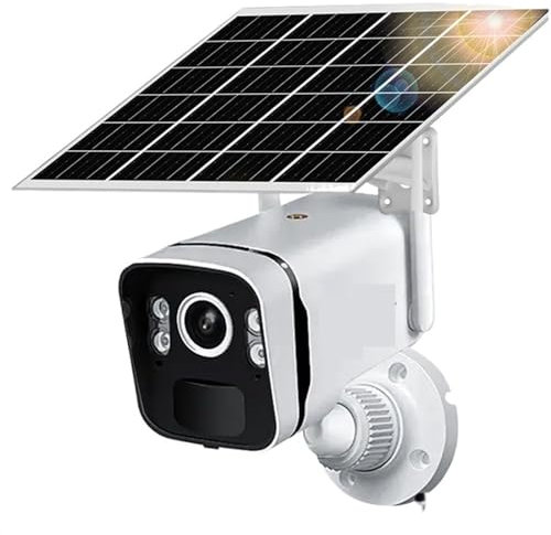 Telecamera IP solare Cloud da 5 MP PIR Rilevamento umano Sorveglianza di sicurezza esterna Telecamere IP CCTV con batteria integrata per la sicurezza domestica(Cam add 128GB)