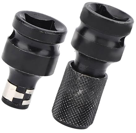 TYCIONG Wrench Hex Shank Chuck Adapter Quick Socket Change Adapter Function As Drill Bit Ratchet Wrench Converter 1/2 1/4 Inch for Mechanics Workshops