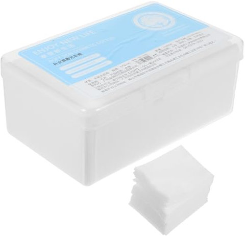 minkissy 1080 Stück Vliesstoff Make up Und Nagellack Entferner Pads Dünne Umweltfreundliche Gesichtspads Für Damen Einweg Hautpflege Und Gesichtstoner Anwendung