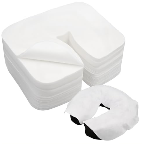 200 paños desechables nasales para camas de masaje, almohadillas desechables para reposacabezas en mesas de masaje, bancos de masaje y tumbonas de tratamiento, accesorios de masaje, almohadillas