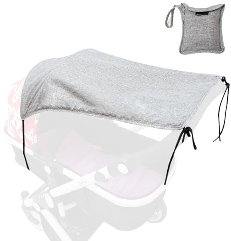 TUONYIS Sonnensegel Kinderwagen Uv Schutz, Sonnenschutz Kinderwagen, Kinderwagen Sonnenschutz, Sonnensegel Buggy, Universal Sonnensegel für Kinderwagen für Buggy Sonnenschutz für Baby (Rosa)