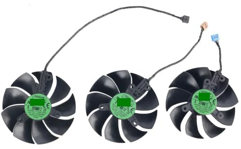 87MM T129215SU 12V 0.50A 4Pin Graphics Card Fan For RTX 3070 3080 Ti 3090 FTW3 ULTRA GAMING GPU Cooler Computer cooling part(Fan - 3PCS)