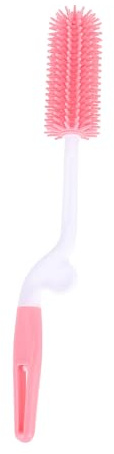 Gatuida Brosse Bouteille Silicone Multifonctionnelle Rotative avec Tête Amovible Nettoyage Rapide et Séchage pour Biberons et Accessoires Brosse de Nettoyage Écologique Silicone