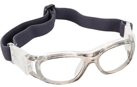 lyrlody Gafas de Baloncesto Gafas Deportivas para Niños Lentes Protectoras Ajustables de Policarbonato con Lentes Intercambiables para Baloncesto Fútbol Ciclismo (5-15 Años)