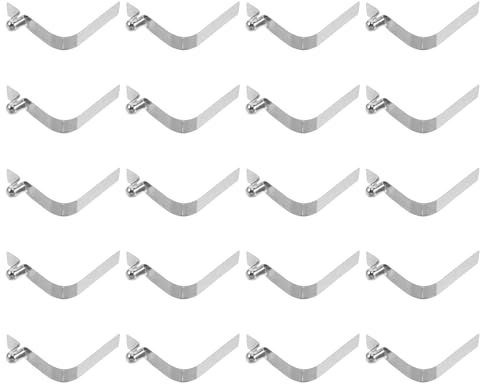 TOYANDONA 20 Pièces Connecteurs en Fer pour Parasol à Quatre Pieds, Accessoires Résistants aux Intempéries Installation Rapide, Forme Ronde Argentée pour Usage Extérieur