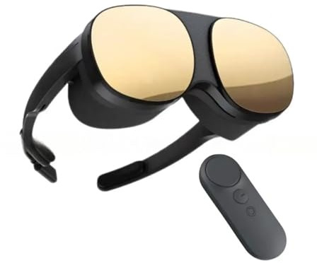Gafas de Realidad Virtual HTC compatibles con Vive Flow. Gafas de Realidad Virtual Inteligentes Todo en uno con 4 GB de RAM/64 GB de ROM, Bluetooth 5.0, USB-C y Wi-Fi for teléfonos Android.