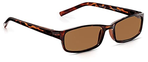 Read Optics Lesesonnenbrille 2.5, praktische Fertiglesebrille für den Sommer, mit getönten Gläsern für UV-Schutz