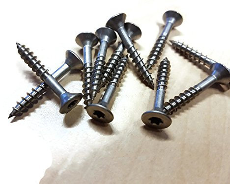 Spanplatten Schrauben Torx Edelstahl Schraube V2A Holzschrauben A2 Nirosta4,5x25 25 Stck