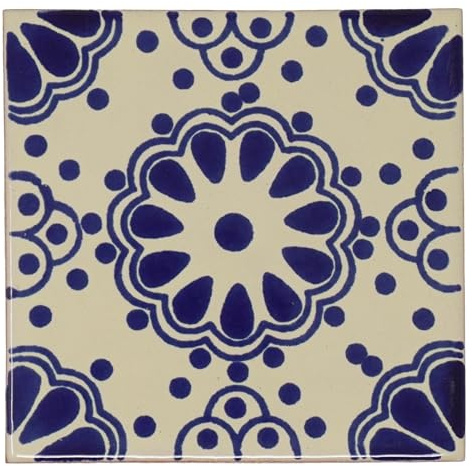 Mexikanischen handgemachten Talavera, 10.5cm Fliesen - Eine Packung von 10