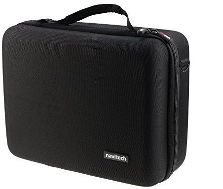 Navitech Noir Portable/Mobile Contrôleur DJ Housse de Transport Compatible avec Numark NDX500