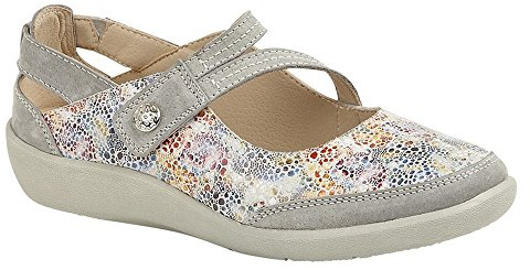 Boulevard L388C Ladies Leather Mary Jane Shoes Navy