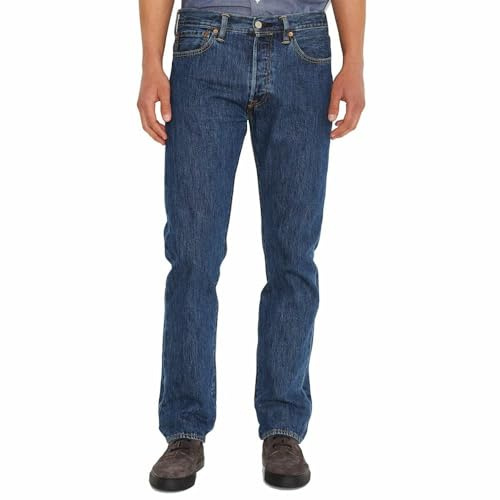 Levi's 501 Original Fit V5 Vaqueros, Stonewash, 32W / 34L Hombre