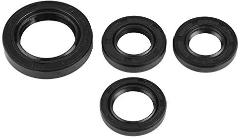 Qii lu 4Pcs Guarnizioni di tenuta in gomma, Guarnizione di ricambio per guarnizioni dell'albero motore per la maggior parte dei motocicli GY6 50cc 139 QMB Scooter ATV