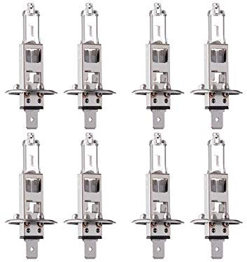 8x cartechnic H1 12V 55W P14,5s Halogen Glühbirnen Lampen Scheinwerferlampen Faltschachtel