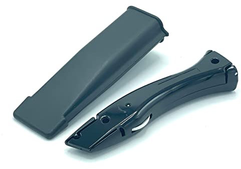 TradeUnderlay Black Knife Carpet Fitter Economy Tool with Holster - NO Blades