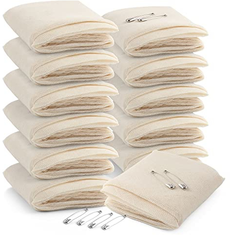Primacare D-3680 First Aid Triangular Splint Bandage with Safety Pins for Sprain and Broken Bones Support, Latex Free Non-Woven Cotton, 40x40x56 (Pack of 12)