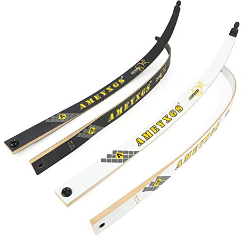 Surwolf Archery Takedown Recurve Bow Wurfarme 66/68/70 Competition Recurve Bow Wurfarme 14-40 lbs Target Recurve Bow Wurfarme für Erwachsene/Jugendliche/Anfänger（Schwarze Glied，68-34lbs）