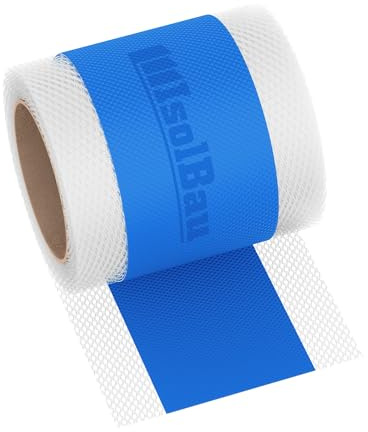 Isolbau Dichtband P2 Blau - 5 m Abdichtband Wasserdichtes Dichtungsband für Sanitär, Dusche, Bad, Fliesen, Balkon und Terrasse, Abdichtung für Innen- & Außenbereich Isolierung - 120 mm