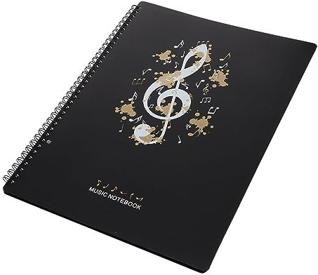 Toyvian Musikordner Notenblatt-ordner Zur Aufbewahrung Spiralordner Mit Innentasche Und Haltbar Für Musiknoten Und Dokumente